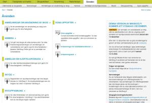 Skärmbild av gamla MinSkog.fi