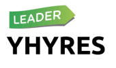 Logo, jossa lukee Leader Yhyres