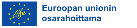 EU-Life logo, jossa teksti: "Euroopan unionin osarahoittama".